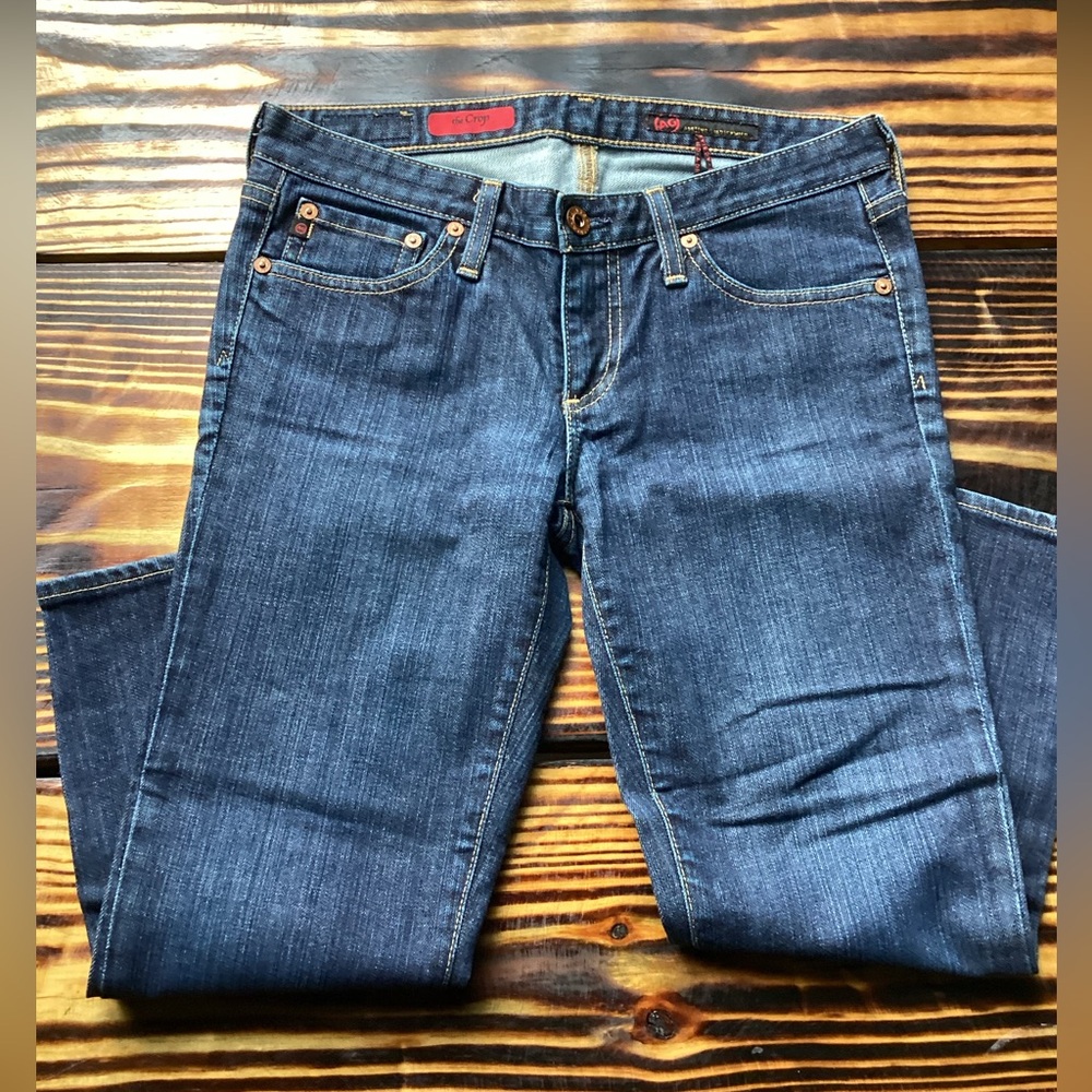 Ag Adriano Goldschmied The Crop Jeans Size 27R - Picture 2 of 3